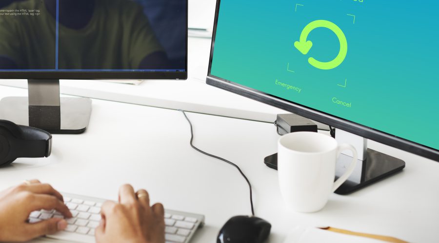 Software Update Electronic Device Display Concept